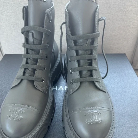 NBW Chanel Lug Sole Boots - Picture 9 of 9